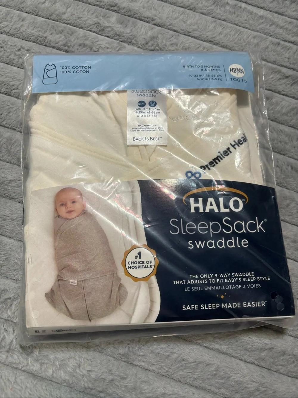 New Halo Sleep Sack Size 0-3 Months Newborn